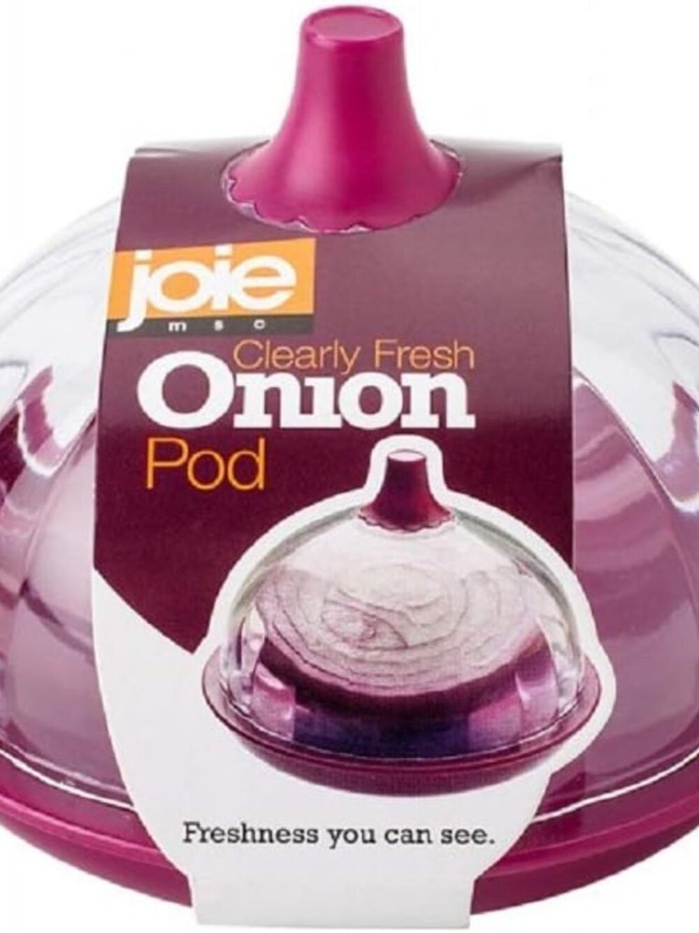 Joie Kitchen Gadgets 33015 Onion Saver and Storage Container, Holder, Pod Purple